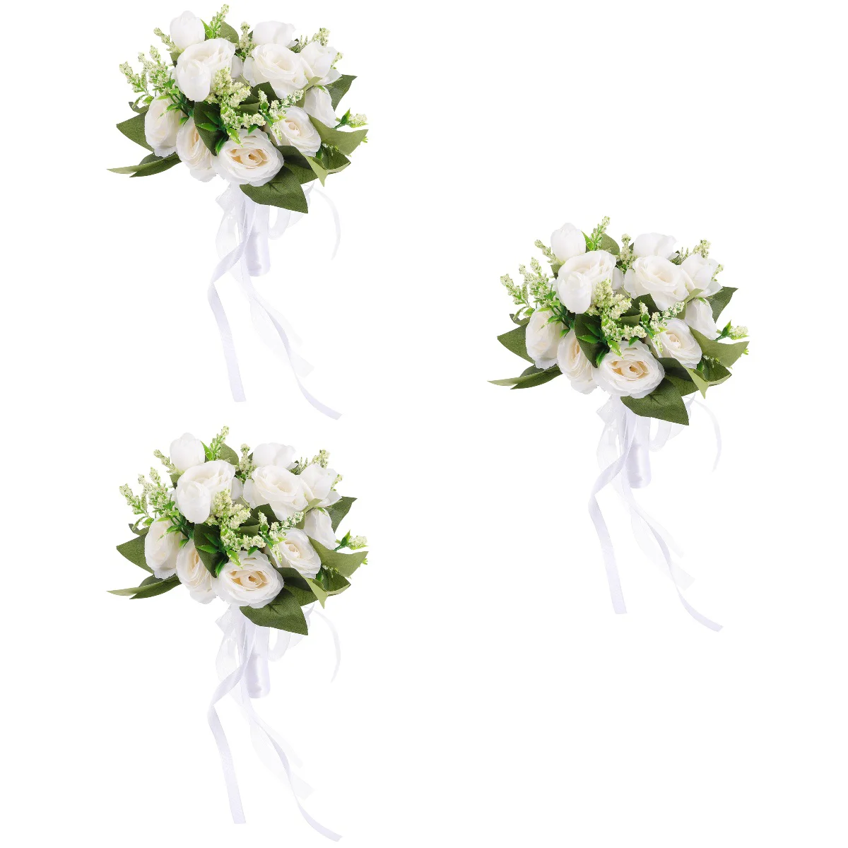 3 Count White Rose Bridal Bouquet Bridesmaid Roses Artificial Wedding Flowers Bridesmaids
3 Count White Rose Bridal Bouquet Bridesmaid Roses Artificial Wedding Flowers Bridesmaids