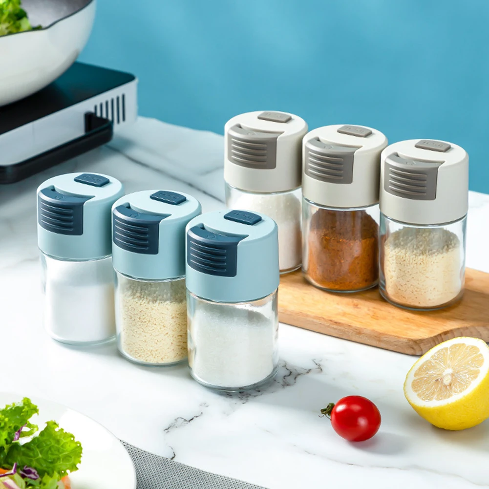 Kitchen Spice Bottle Quantitative Seasoning Jar Salt Control Bottle Press-type Seasoning Bottle BBQ Pepper Powder Box 0.5g
Kitchen Spice Bottle Quantitative Seasoning Jar Salt Control Bottle Press-type Seasoning Bottle BBQ Pepper Powder Box 0.5g