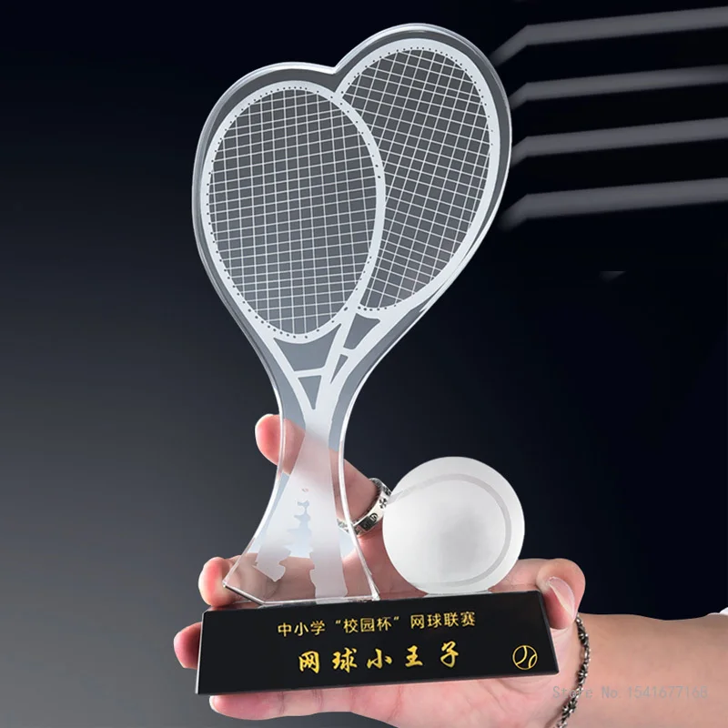 High-grade engravable trophy creative home decoration tennis competition award gift souvenir sports badminton crystal trophy
High-grade engravable trophy creative home decoration tennis competition award gift souvenir sports badminton crystal trophy