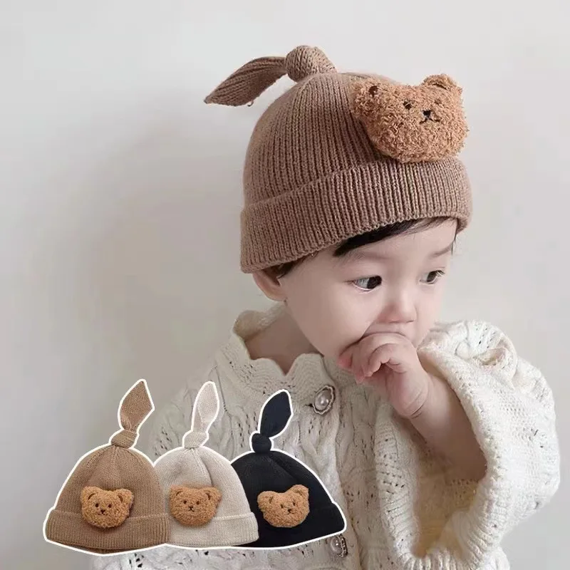Infant Baby Hat Korean Fashion Cute Cartoon Bear Cap for Toddler Baby Boy Girl Autumn Winter Warm Beaine for 4-24 Month Newborn
Infant Baby Hat Korean Fashion Cute Cartoon Bear Cap for Toddler Baby Boy Girl Autumn Winter Warm Beaine for 4-24 Month Newborn