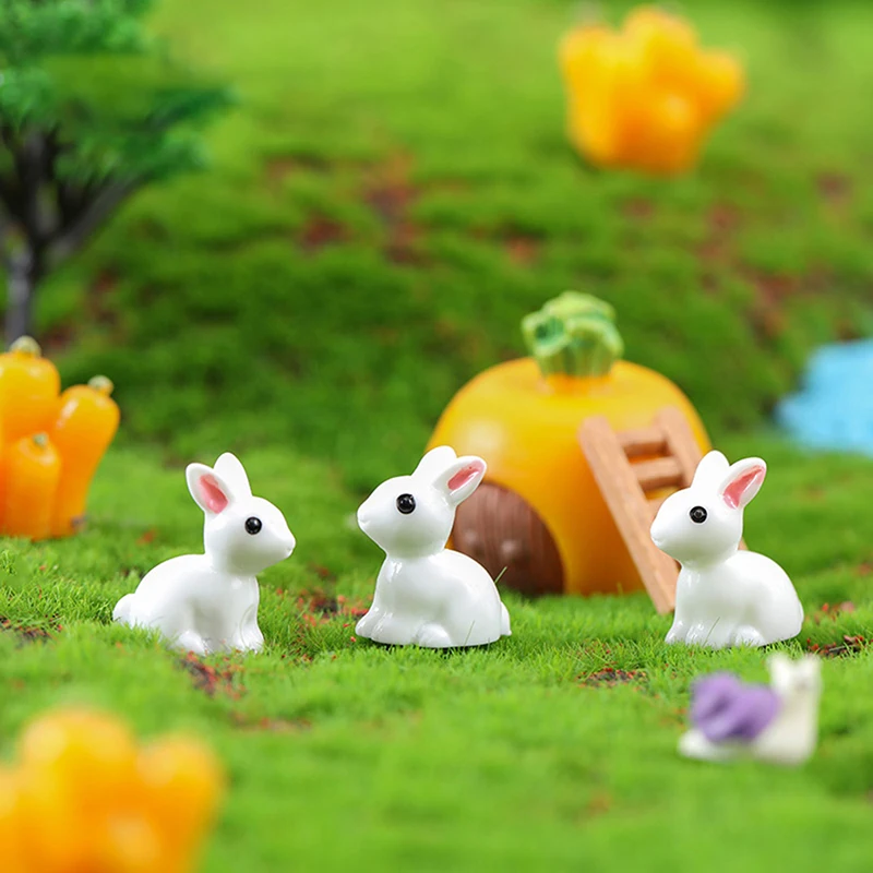 5/10pcs Cute Crafts Small Ears Small White Rabbit Tuzki Resin Crafts Decoration Accessories Garden Decoration
5/10pcs Cute Crafts Small Ears Small White Rabbit Tuzki Resin Crafts Decoration Accessories Garden Decoration