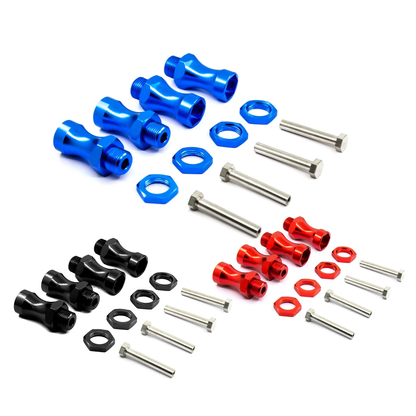 Переходник из алюминиевого сплава с 12 мм на 17 мм на шестигранную ступицу колеса, удлинитель 30 мм для 1/10 автомобилей на дистанционном управле... 
Переходник из алюминиевого сплава с 12 мм на 17 мм на шестигранную ступицу колеса, удлинитель 30 мм для 1/10 автомобилей на дистанционном управле...