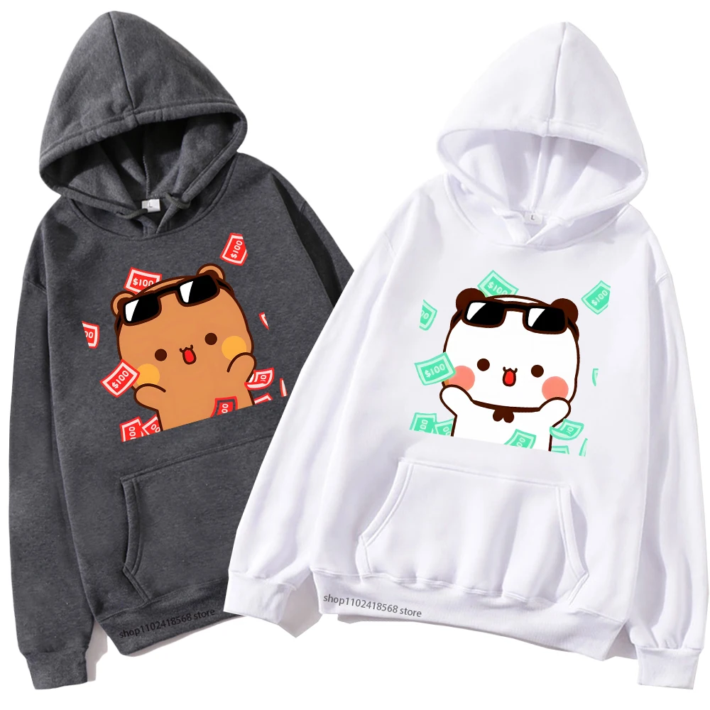 Cute Bubu and Dudu Is So Rich Millionaire Hoodies for Men Women Sweatshirt Couple Clothes Autumn Winter Tops Panda Bear Casual
Cute Bubu and Dudu Is So Rich Millionaire Hoodies for Men Women Sweatshirt Couple Clothes Autumn Winter Tops Panda Bear Casual