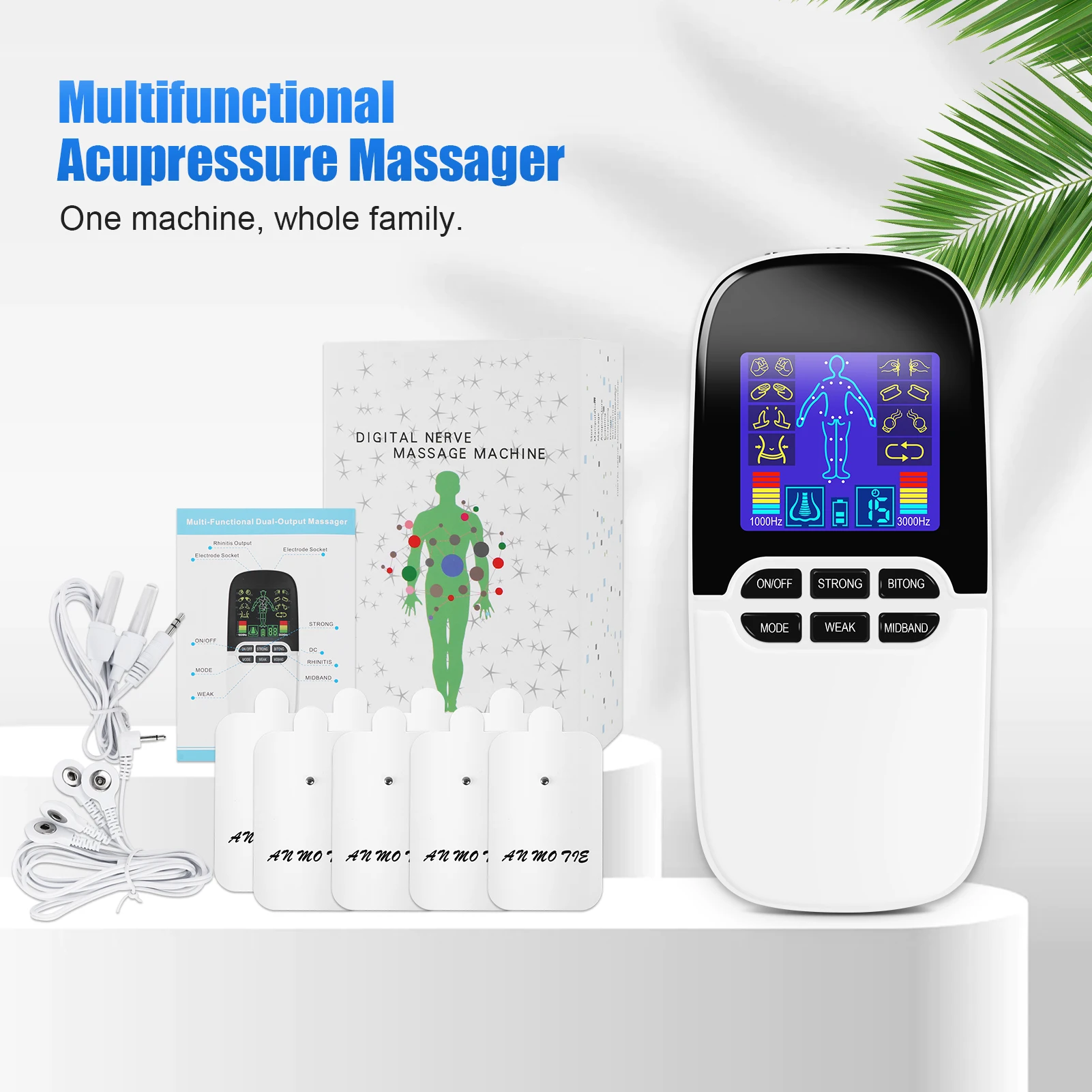 8+1 Modes Tens Unit Electro Muscle Therapy EMS Body Massager Neck Back Foot Hand Leg Relaxing Massage Pain Relief Physiotherapy
8+1 Modes Tens Unit Electro Muscle Therapy EMS Body Massager Neck Back Foot Hand Leg Relaxing Massage Pain Relief Physiotherapy