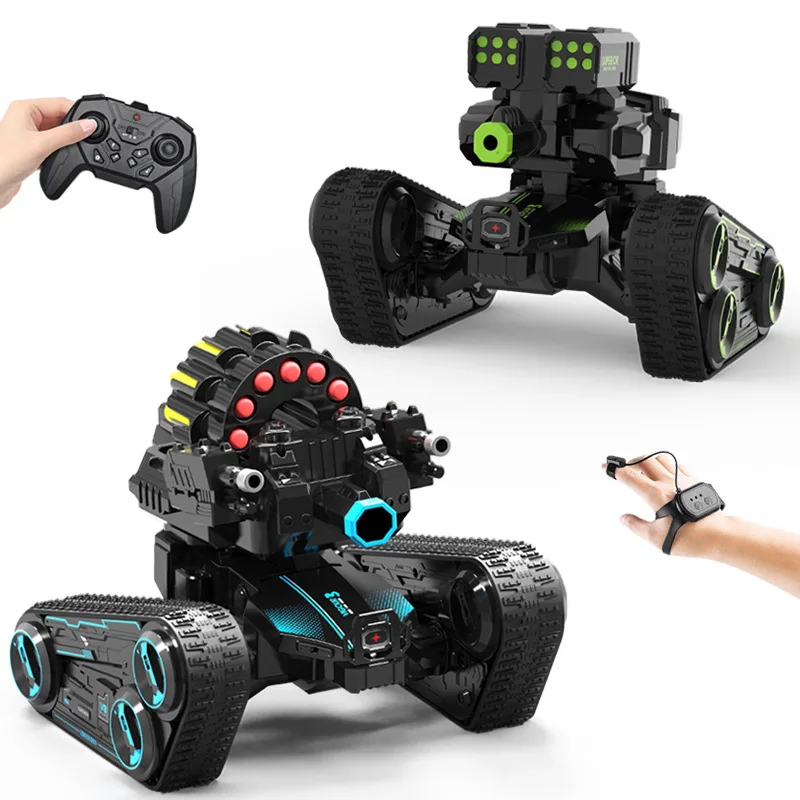 2.4G Children Remote Control Car Gesture Sensing Battle Tank Four-wheel Drive Off-road Mecha Tank Electric Car Kid Toy Gift
2.4G Children Remote Control Car Gesture Sensing Battle Tank Four-wheel Drive Off-road Mecha Tank Electric Car Kid Toy Gift