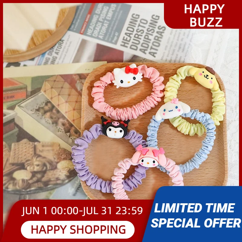 Sanrio Cartoon Head Rope Cute Small Intestine Ring Cinnamoroll Hello Kitty Mymelody Purin Kawaii Hair Rubber Band Girl Gift
Sanrio Cartoon Head Rope Cute Small Intestine Ring Cinnamoroll Hello Kitty Mymelody Purin Kawaii Hair Rubber Band Girl Gift