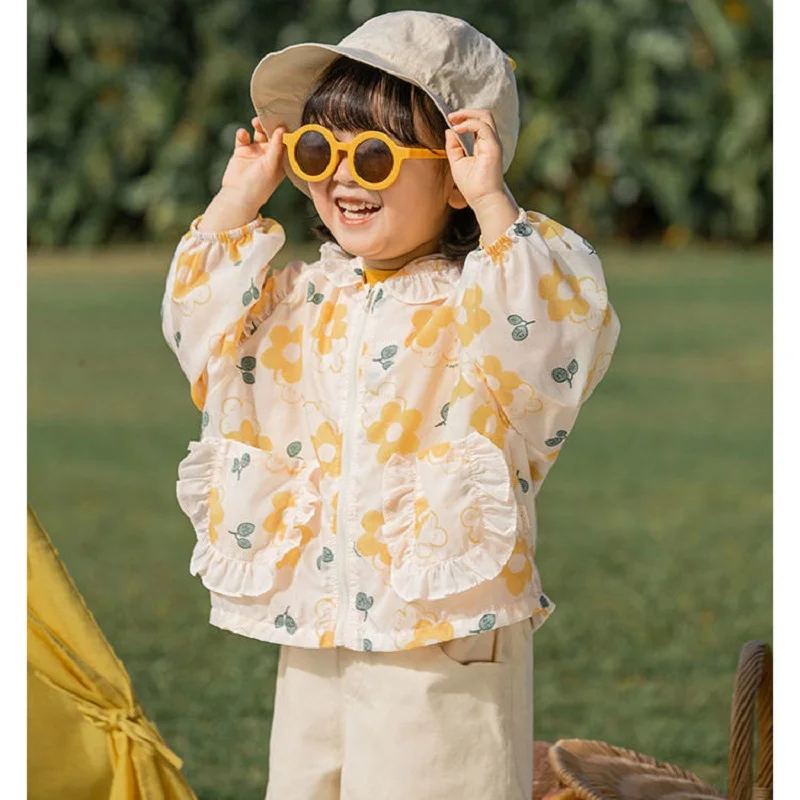 Fashion Sun Top Lightweight Kids Baby For 1-10 Coats Suit Floral Jackets Girls Lovely Zip Full Hooded Years Summer
Fashion Sun Top Lightweight Kids Baby For 1-10 Coats Suit Floral Jackets Girls Lovely Zip Full Hooded Years Summer