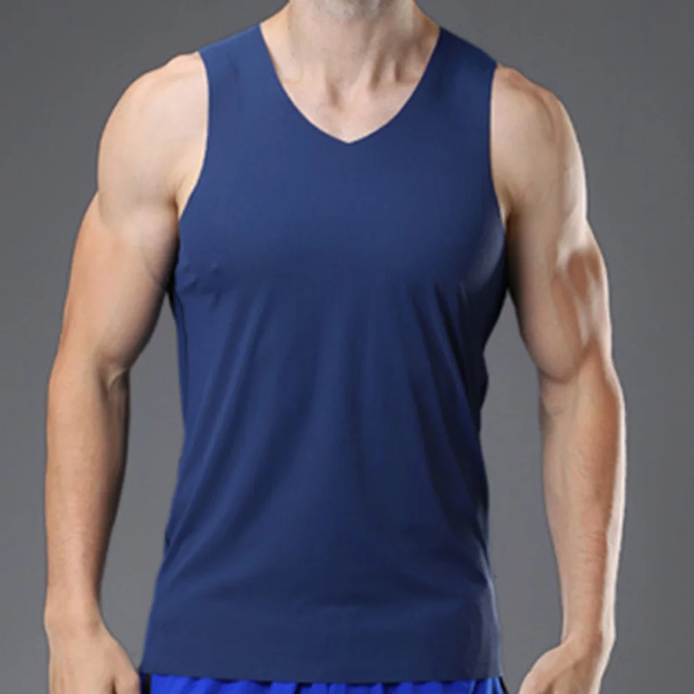 Mens Tank Tops Sleeveless Tee Muscle V-Neck Ultra-Thin Sports Training Fitness Shirts Summer Slim Fit Quick-drying Vest
Mens Tank Tops Sleeveless Tee Muscle V-Neck Ultra-Thin Sports Training Fitness Shirts Summer Slim Fit Quick-drying Vest