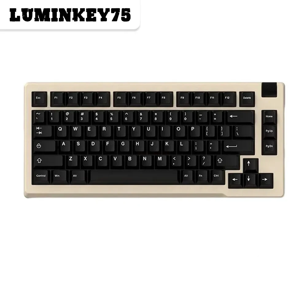 

Механическая клавиатура Luminkey75, USB Type-C клавиатуры с горячей заменой, игровые аксессуары в алюминиевом корпусе, совместимы с Windows Macos