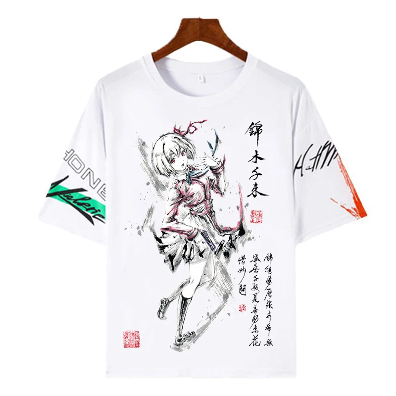 Аниме футболка Lycoris Recoil Chisato nishikier Takina Inoue футболка для мужчин и женщин с чернильным принтом
Аниме футболка Lycoris Recoil Chisato nishikier Takina Inoue футболка для мужчин и женщин с чернильным принтом