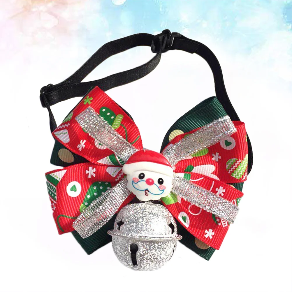 2Pcs Beautiful Pet Christmas Bowknot Bell Collar Lovely Necklace for Pet Dog Cats Decoration 
2Pcs Beautiful Pet Christmas Bowknot Bell Collar Lovely Necklace for Pet Dog Cats Decoration