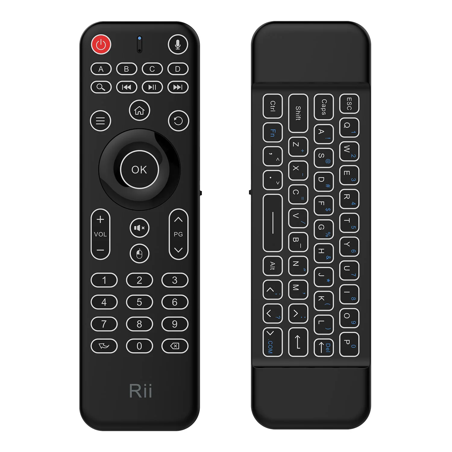 

Rii MX9 Air Mouse For Android Tv Box Wireless Keyboard 2.4G Smart TV Remote Control With Motion Sensing Game Handle