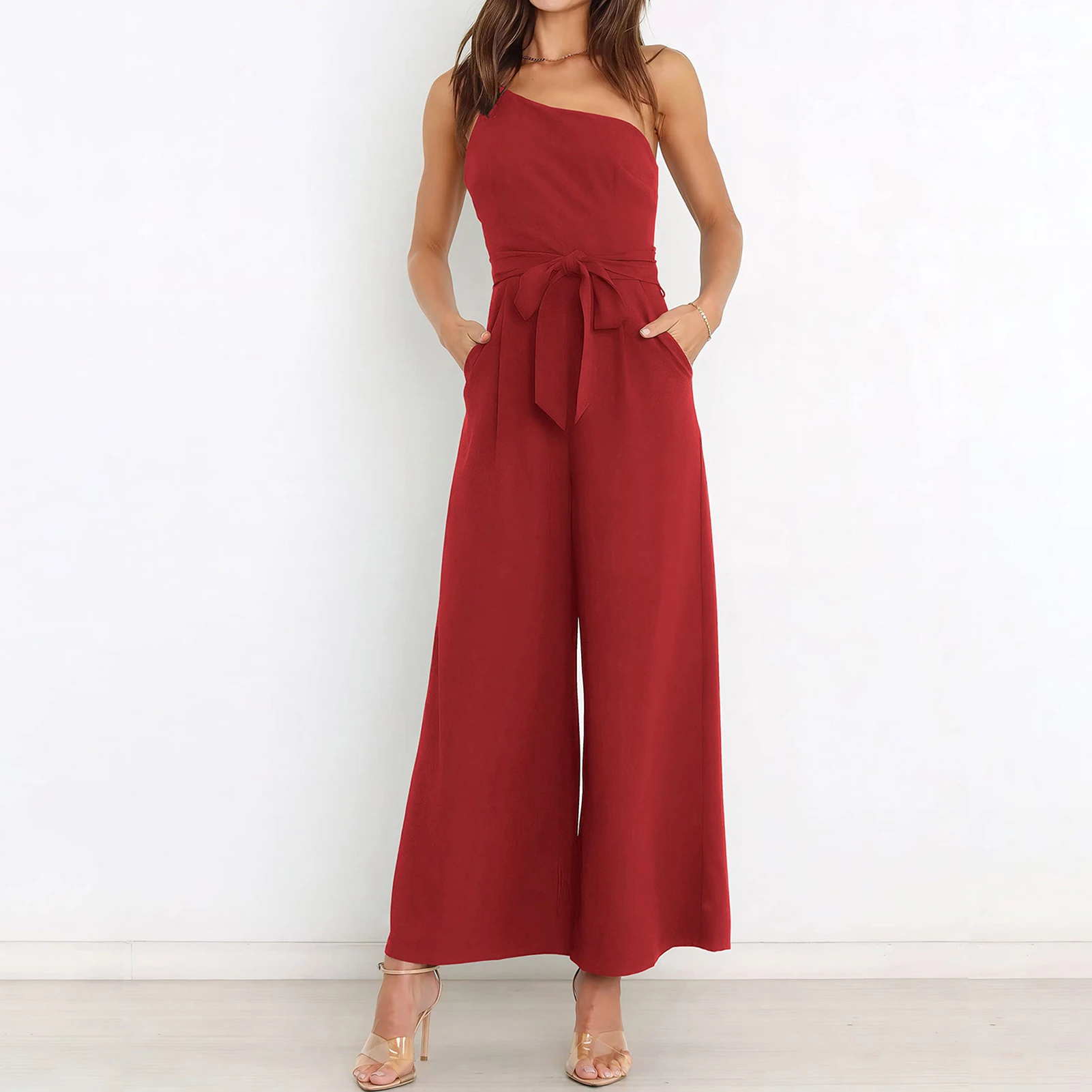 Women Temperament Casual Jumpsuit Korean Y2k High Waisted Wide Leg Rompers Elegant Female Daily Commute Suit
Women Temperament Casual Jumpsuit Korean Y2k High Waisted Wide Leg Rompers Elegant Female Daily Commute Suit