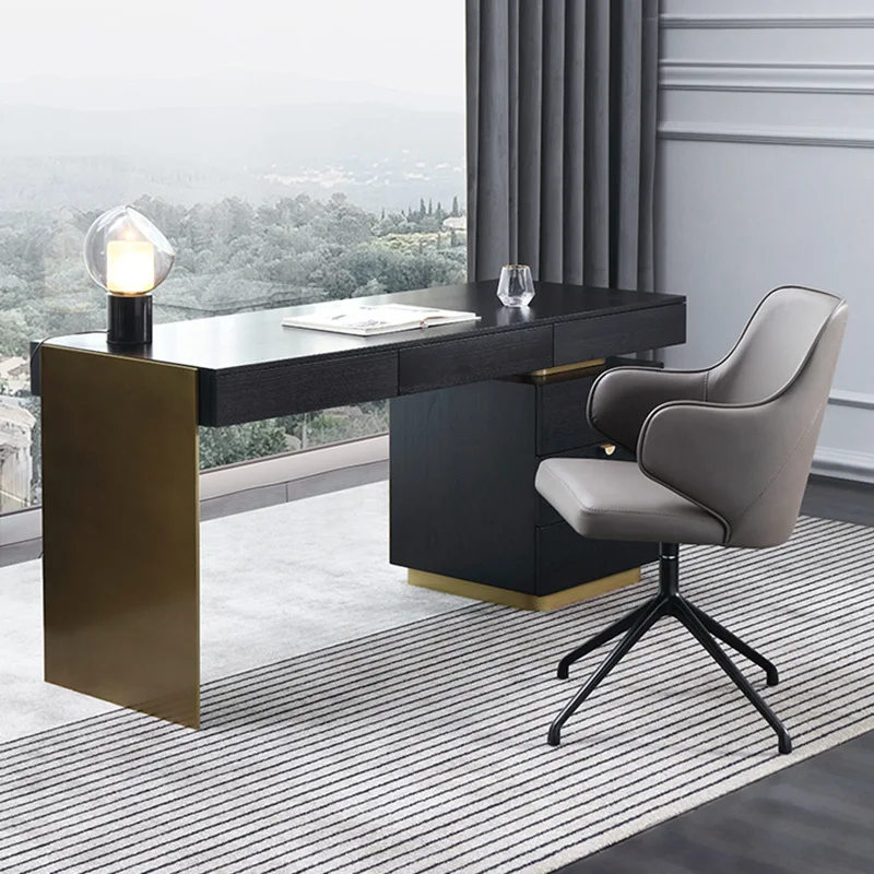 Solid Wood Desk 2023 Italian Light Luxury Modern Simple Stainless Steel Household Study Computer Table
Solid Wood Desk 2023 Italian Light Luxury Modern Simple Stainless Steel Household Study Computer Table