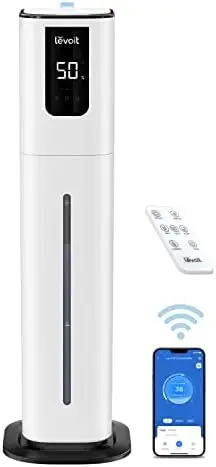 LV600S Smart Warm and Cool Mist Humidifiers for Home Bedroom Large Room, (6L) Air Vaporizer Quickly Humidify Whole House up to 7
LV600S Smart Warm and Cool Mist Humidifiers for Home Bedroom Large Room, (6L) Air Vaporizer Quickly Humidify Whole House up to 7