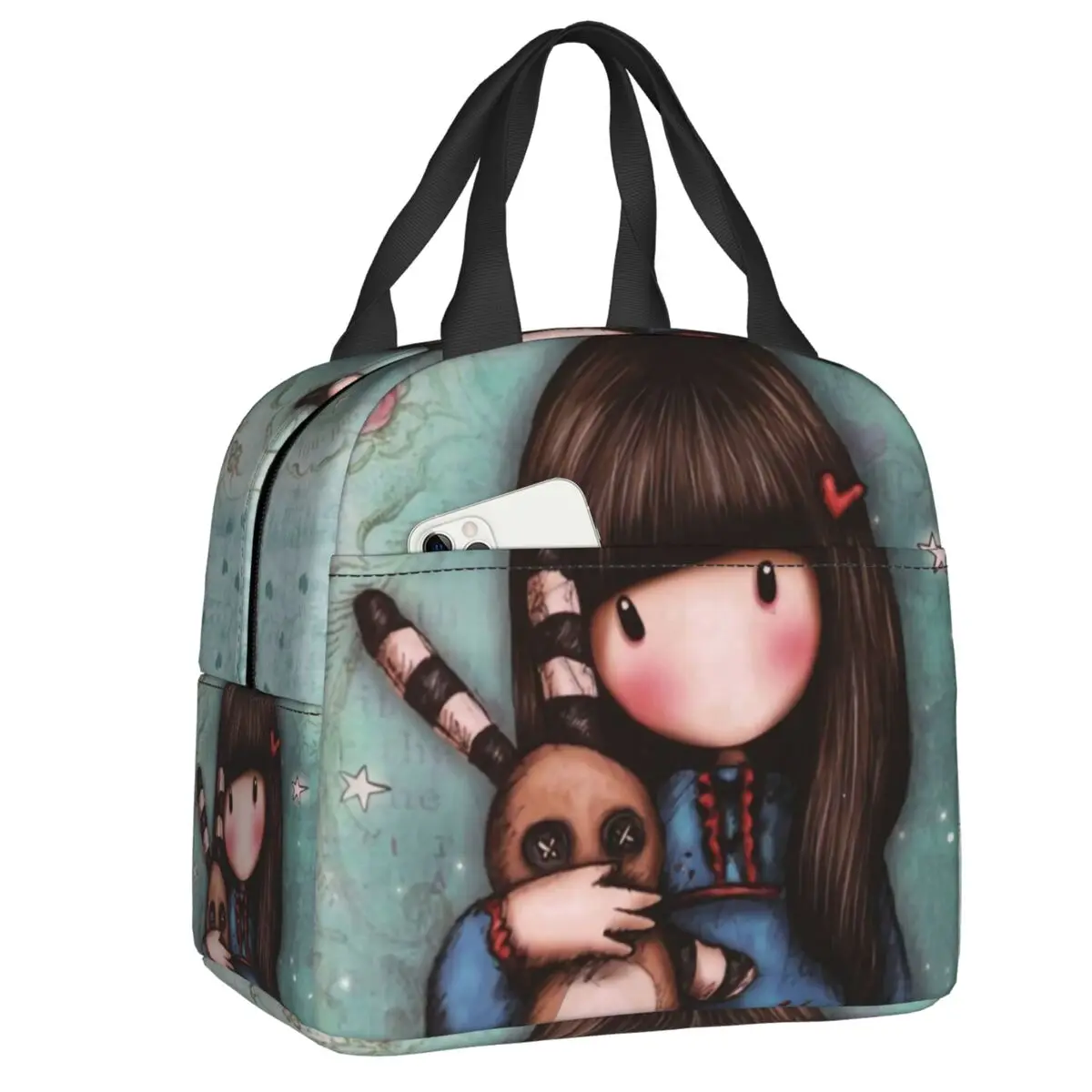 Gorjuss Hush Little Bunny изолированные ланч-сумки для работы школы Санторо мультяшный герметичный термоохладитель Bento коробка для женщин и детей
Gorjuss Hush Little Bunny изолированные ланч-сумки для работы школы Санторо мультяшный герметичный термоохладитель Bento коробка для женщин и детей