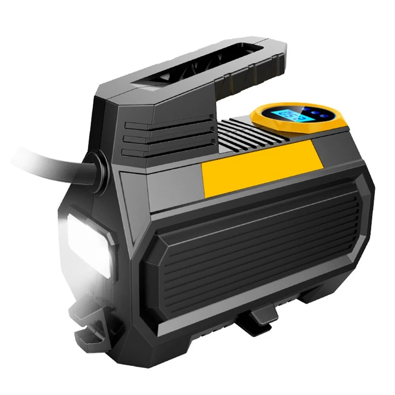 Tire Inflator Portable Tire Pump for DC12V with Digital Pressure Gauge (150 PSI) Emergency Flashlight for Auto, Trucks
Tire Inflator Portable Tire Pump for DC12V with Digital Pressure Gauge (150 PSI) Emergency Flashlight for Auto, Trucks
