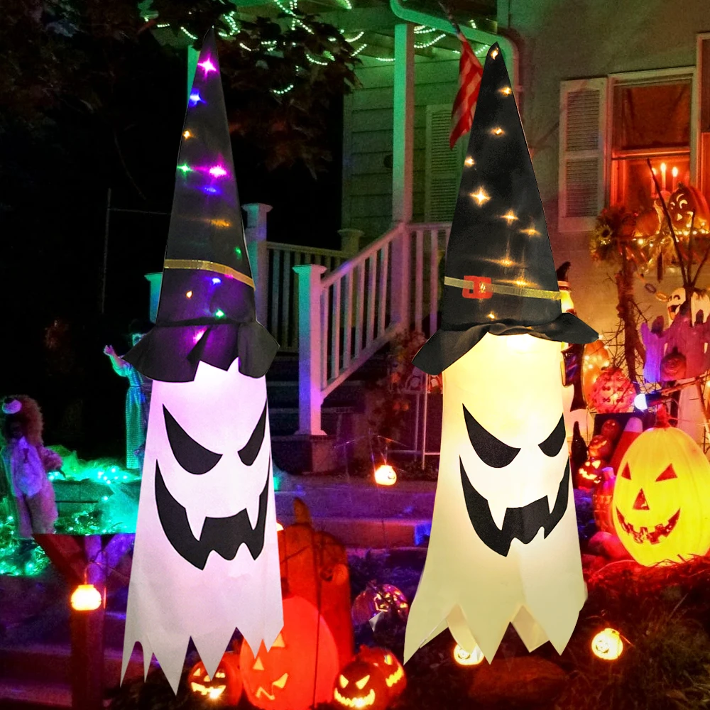 Halloween Witch Hat Light Large LED Wizard Cap Light Halloween Costume Props Outdoor Tree Hanging Ornament Home Glow Party Decor
Halloween Witch Hat Light Large LED Wizard Cap Light Halloween Costume Props Outdoor Tree Hanging Ornament Home Glow Party Decor