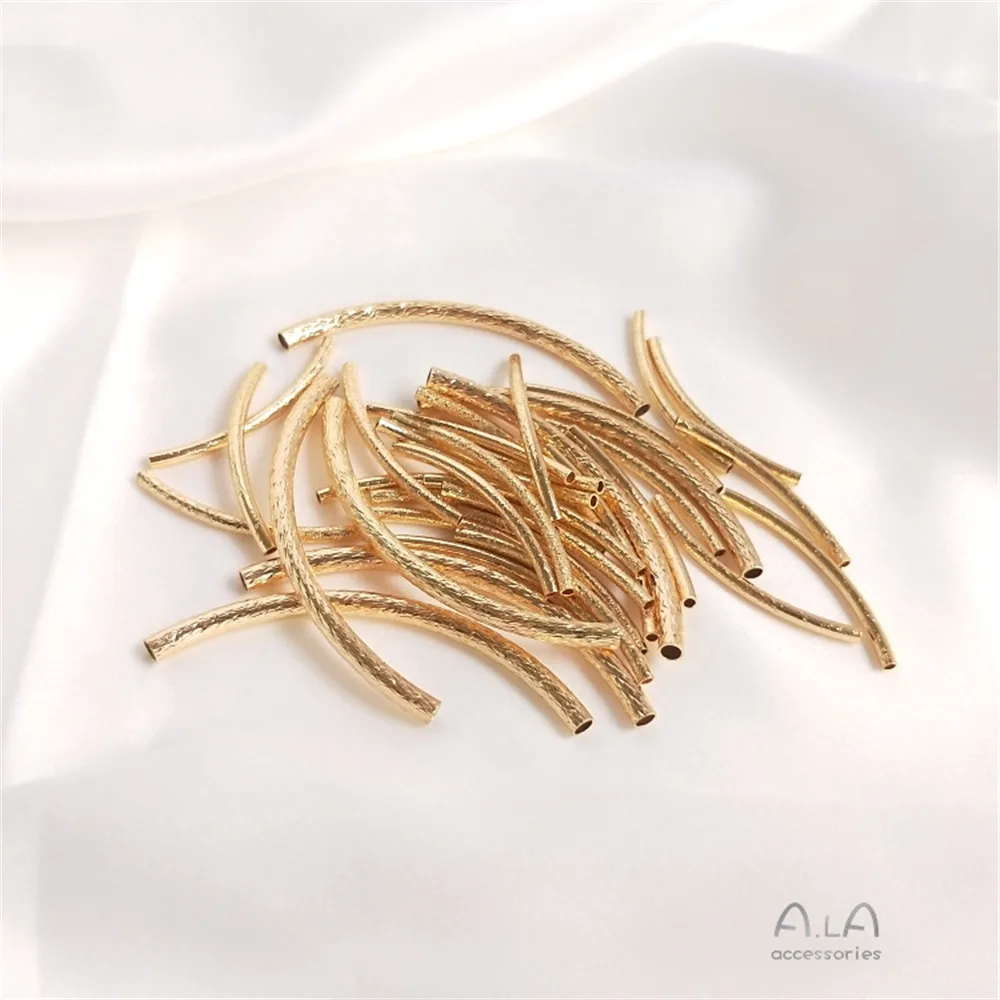 14K Gold Filled Plated Copper plated real gold elbow 60mm half circle bracelet handmade DIY hand string jewelry materials
14K Gold Filled Plated Copper plated real gold elbow 60mm half circle bracelet handmade DIY hand string jewelry materials