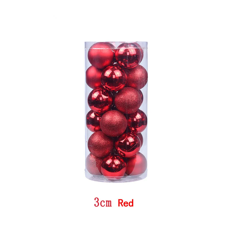 `24PCS Christmas Tree` Ball Ornament 3CM `Baubles Birthday Party` Wedding Home Garden `Christmas Tree Decorations
`24PCS Christmas Tree` Ball Ornament 3CM `Baubles Birthday Party` Wedding Home Garden `Christmas Tree Decorations