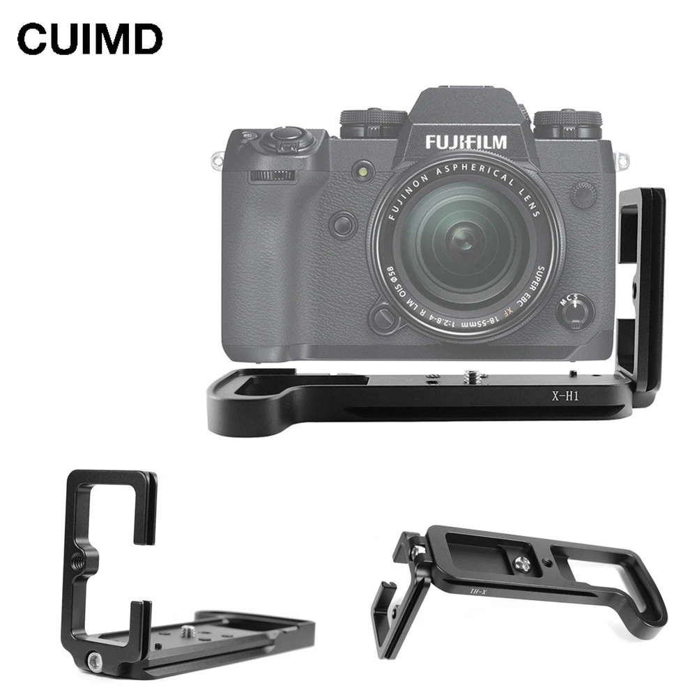 Quick Release L Plate Bracket Holder Hand Grip for Fuji Fujifilm X-H1 XH1 Digital Camera for Benro Arca Swiss Tripod Head
Quick Release L Plate Bracket Holder Hand Grip for Fuji Fujifilm X-H1 XH1 Digital Camera for Benro Arca Swiss Tripod Head