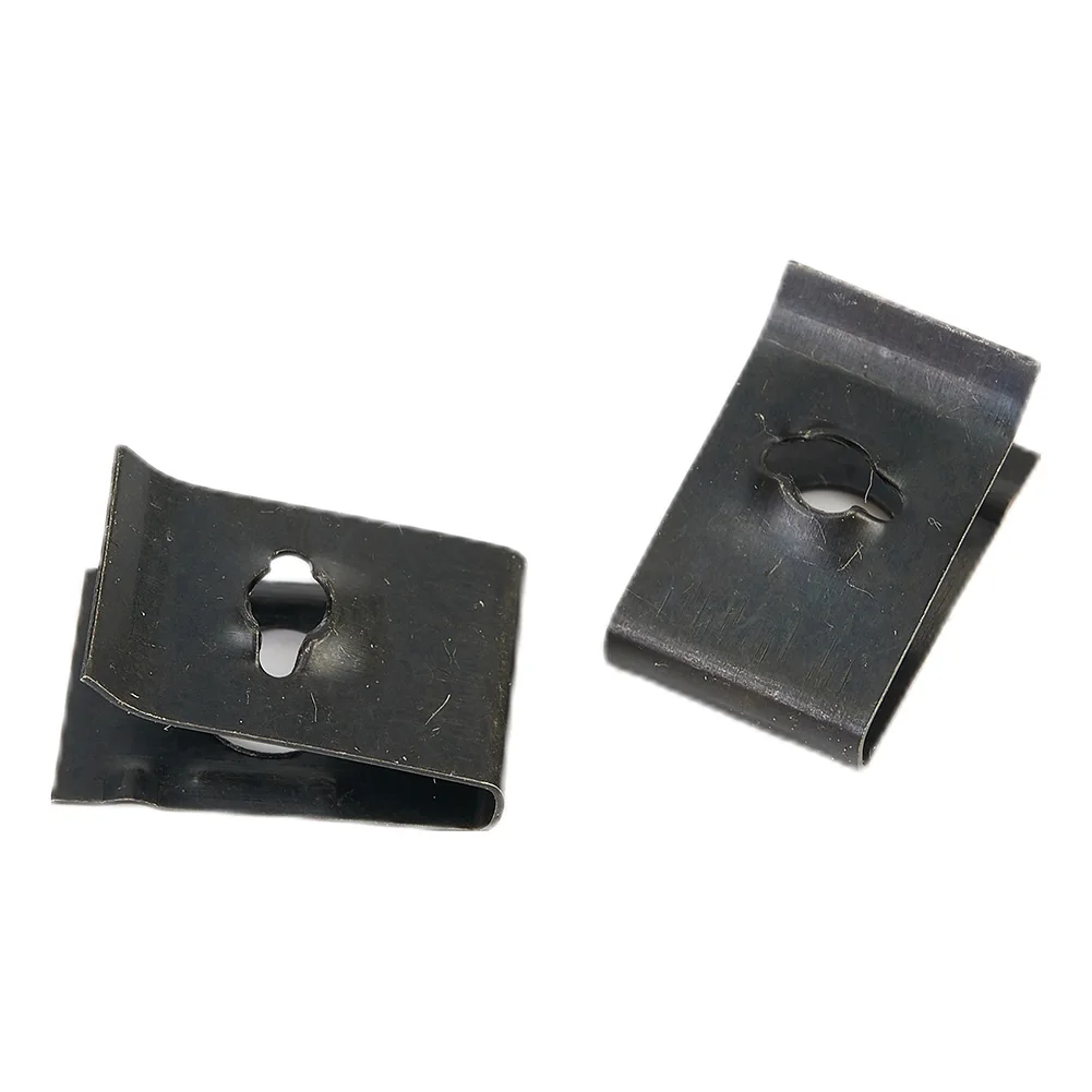 20x Metal U-Type Clips For Car Bumper Fender Trim Panel Fastener 17mmx10.5mm Car Clips 6mm Iron (Fits M4, M5 Screws) Accessories
20x Metal U-Type Clips For Car Bumper Fender Trim Panel Fastener 17mmx10.5mm Car Clips 6mm Iron (Fits M4, M5 Screws) Accessories