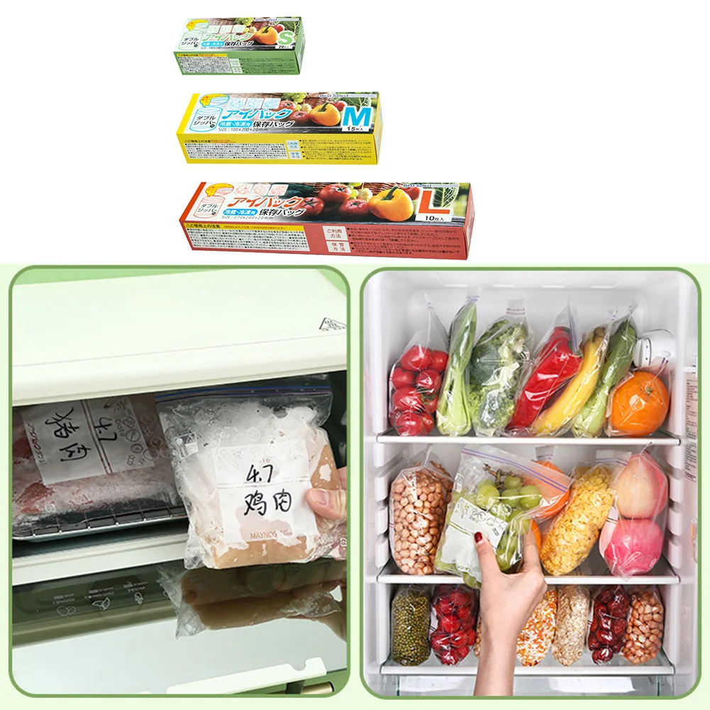 20/10/15PCS Reusable Fresh Sealed Bag Freezing Heating Food Saran Wrap Storage Bag Ziplock Mylar Plastic Bag Kitchen Accessories
20/10/15PCS Reusable Fresh Sealed Bag Freezing Heating Food Saran Wrap Storage Bag Ziplock Mylar Plastic Bag Kitchen Accessories