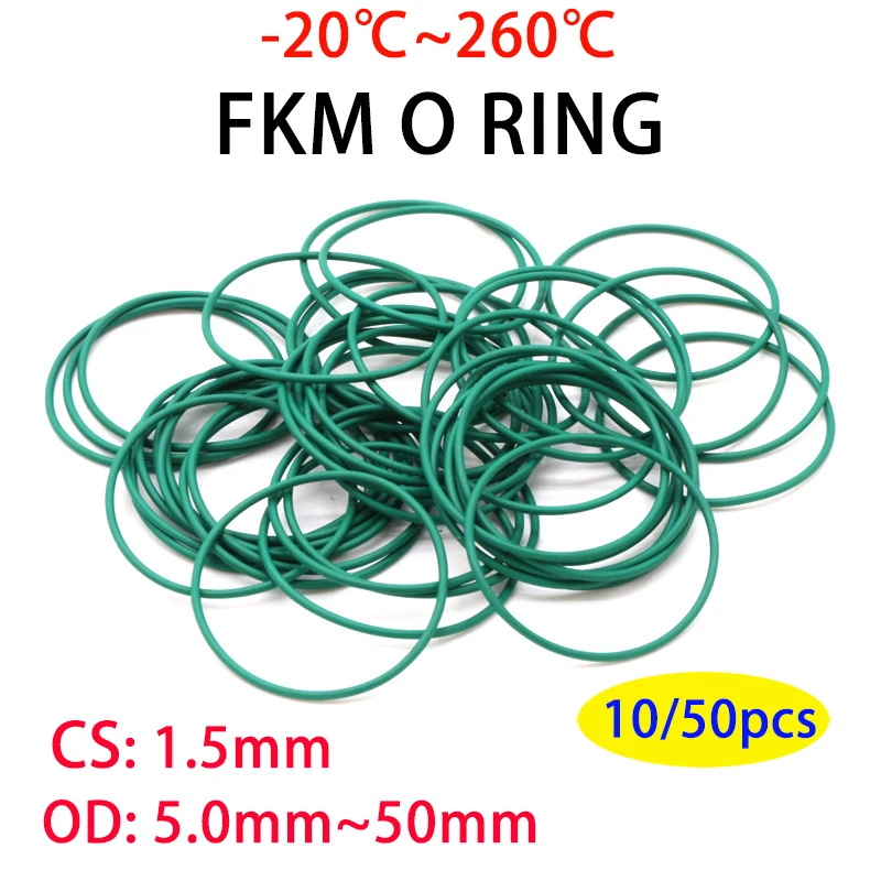 10/50 шт. зеленое уплотнительное кольцо FKM CS 1,5 мм наружный диаметр 5 ~ 50 мм уплотнительная прокладка изоляционное масло высокая термостойкость уплотнительное кольцо из фтористой резины 
10/50 шт. зеленое уплотнительное кольцо FKM CS 1,5 мм наружный диаметр 5 ~ 50 мм уплотнительная прокладка изоляционное масло высокая термостойкость уплотнительное кольцо из фтористой резины