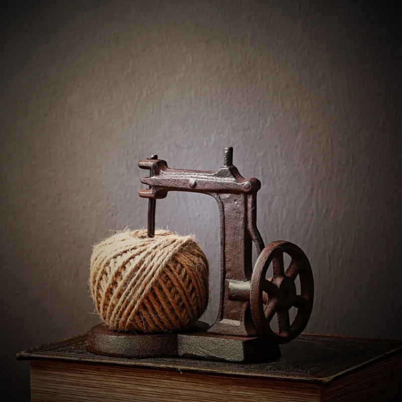 American Country Window Display Props Decorative Ornaments Retro Nostalgic Sewing Machine Cast Iron Rope Winder 
American Country Window Display Props Decorative Ornaments Retro Nostalgic Sewing Machine Cast Iron Rope Winder