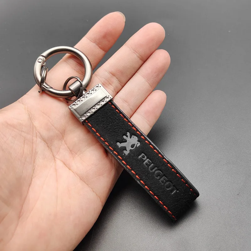 High Quality For Peugeot Car Keychain Suede Leather Car Key Chain Fashion Key Ring 308 206 207 508 RCZ 208 3008 2008 4008 408
High Quality For Peugeot Car Keychain Suede Leather Car Key Chain Fashion Key Ring 308 206 207 508 RCZ 208 3008 2008 4008 408