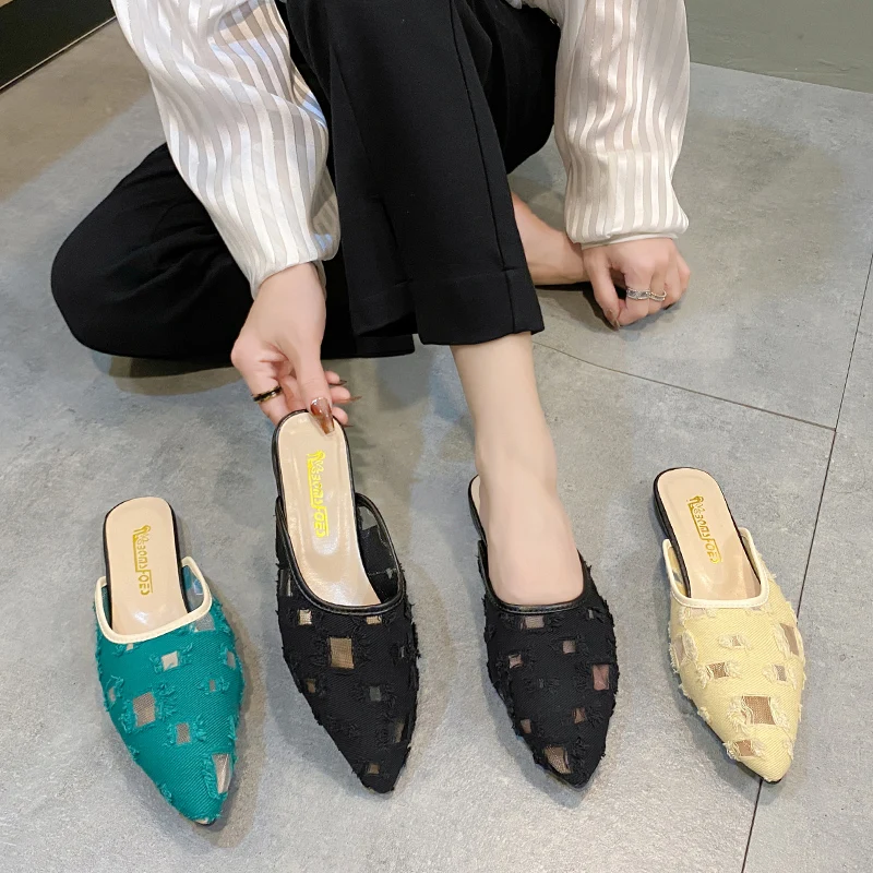 Shoes Slippers Flat Slides Fashion Mules For Women 2023 Low Pantofle Luxury New Fabric Fretwork PU Rubber Hoof Heels Basic
Shoes Slippers Flat Slides Fashion Mules For Women 2023 Low Pantofle Luxury New Fabric Fretwork PU Rubber Hoof Heels Basic
