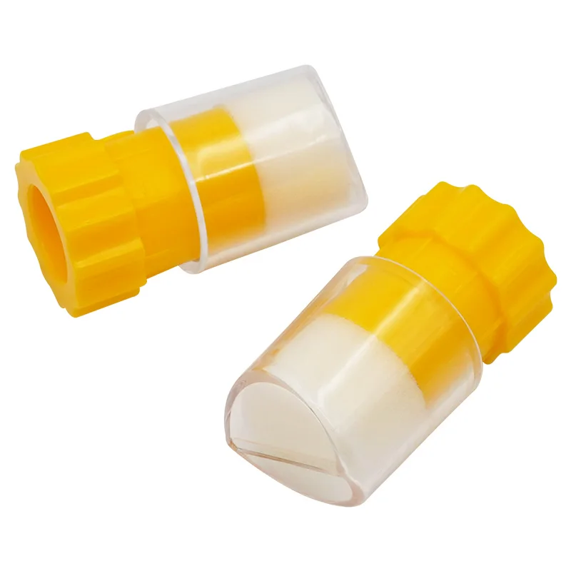 

2Pcs Queen Bee Marking Bottle Plastic Marker Tube Catcher Cage With Plunger Plush Beekeeping Tool For Beekeeper Equipment