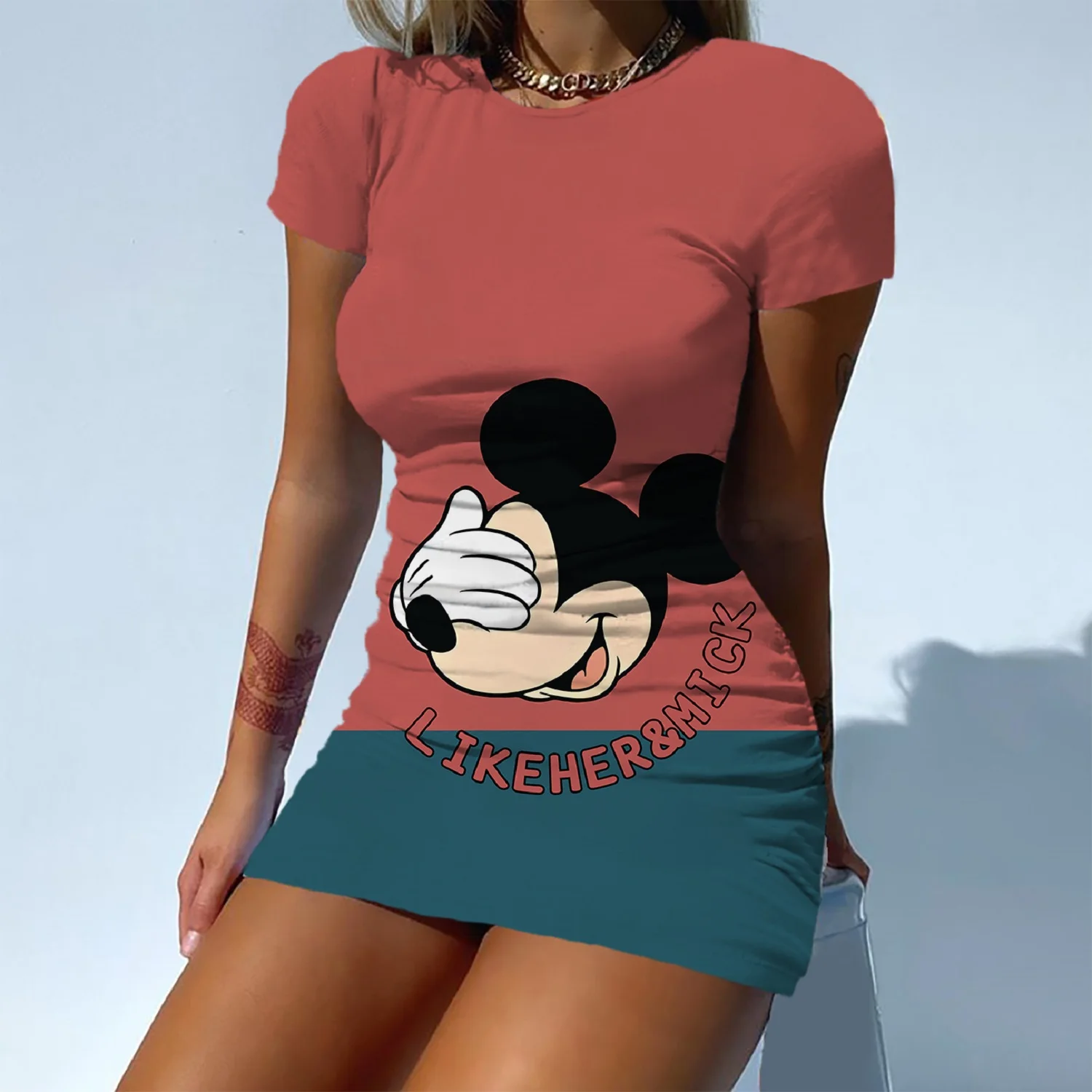 Fashion Disney-Mickey Dress Minnie Mouse Elegant Dresses For Women 2022 3D Printed Nightclub Party Sexy Skinny Date Top Dress
Fashion Disney-Mickey Dress Minnie Mouse Elegant Dresses For Women 2022 3D Printed Nightclub Party Sexy Skinny Date Top Dress
