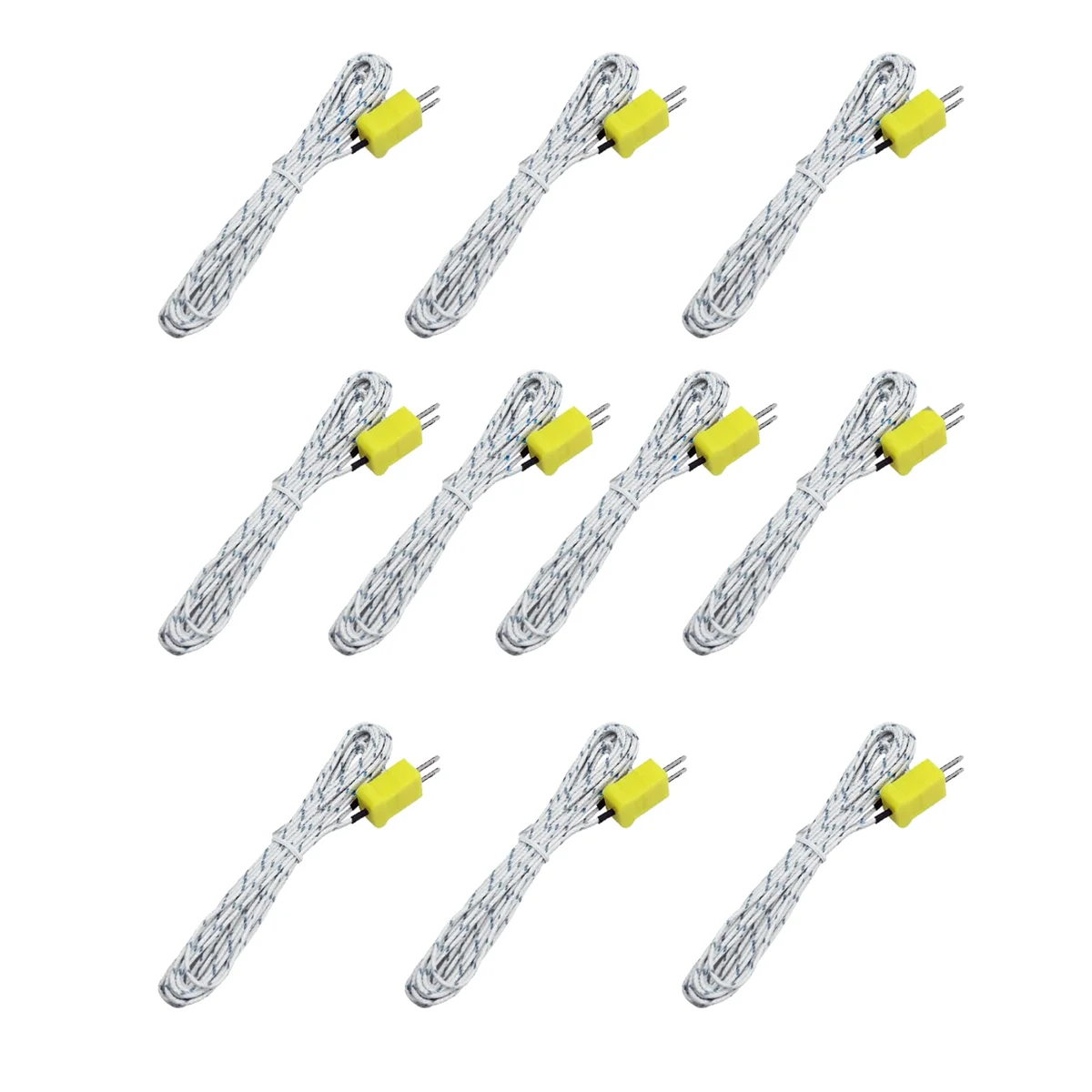 10Pcs 3Meters K Type Mini-Connector Thermocouple Temperature Probe Sensor -50-350°C Temperature Sensing Line
10Pcs 3Meters K Type Mini-Connector Thermocouple Temperature Probe Sensor -50-350°C Temperature Sensing Line