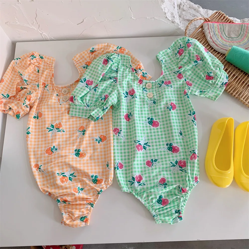 2022 New Arrival Children Swimwear Floral Print Puff Sleeves Baby Girl Swimwears Fashion Plaid Cotton Girls Swimsuit For Kids
2022 New Arrival Children Swimwear Floral Print Puff Sleeves Baby Girl Swimwears Fashion Plaid Cotton Girls Swimsuit For Kids