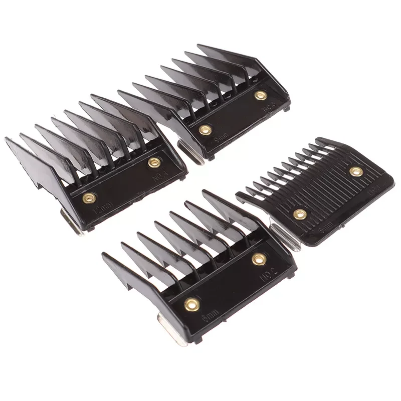 4Pcs Universal Cut Clipper Limit Comb Guide Attachment Size Barber Replacement
4Pcs Universal Cut Clipper Limit Comb Guide Attachment Size Barber Replacement