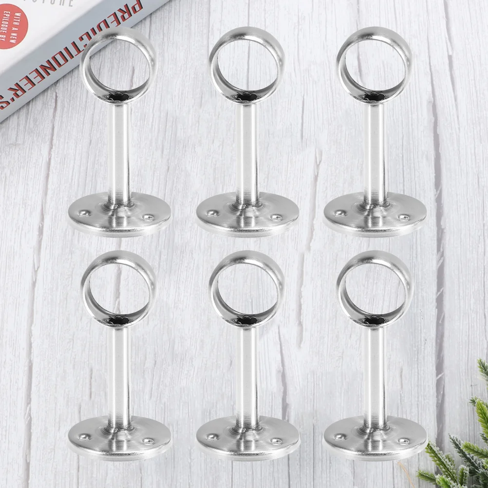 Rod Closet Bracket Holder Ceiling Wardrobe Holders Support Brackets Pole Mount Curtain Rail Pipe Metal Tube Center Hanging
Rod Closet Bracket Holder Ceiling Wardrobe Holders Support Brackets Pole Mount Curtain Rail Pipe Metal Tube Center Hanging