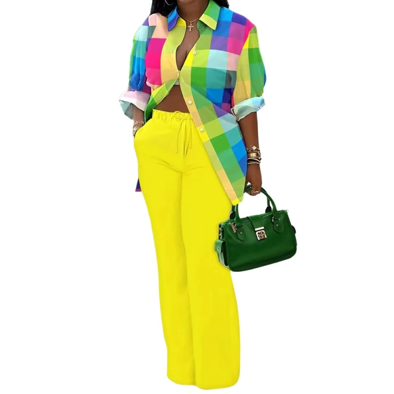 2 Piece Women Sets 2023 New Arrival Summer Autumn Matching Sets Stripe Print Two Pieces Sets Top Pants Suits Outfits Clothing
2 Piece Women Sets 2023 New Arrival Summer Autumn Matching Sets Stripe Print Two Pieces Sets Top Pants Suits Outfits Clothing