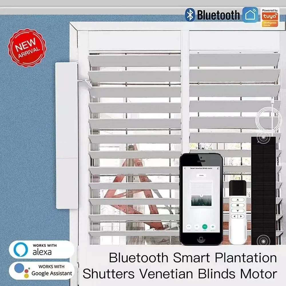Tuya Bluetooth Smart Plantation Shutters Blinds Motor USB Charging Voice Control Smart Home Window Shutters Blinds Motor
Tuya Bluetooth Smart Plantation Shutters Blinds Motor USB Charging Voice Control Smart Home Window Shutters Blinds Motor