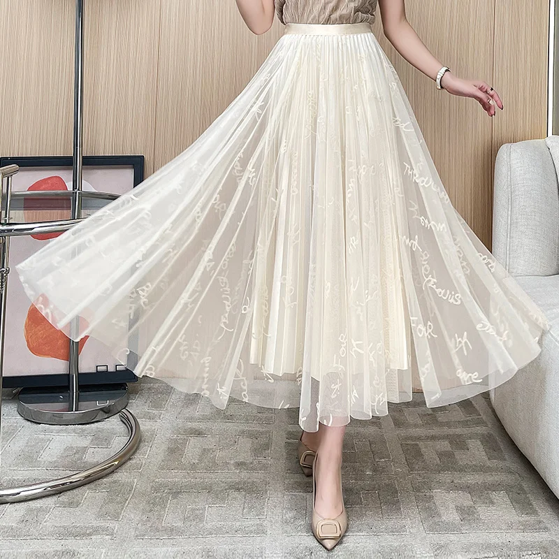 Harajuku Double side wears Women Tutu Skirts 2022 Spring Summer High Waist Floral Pleated Tulle Skirt Long Mesh Black Skirt
Harajuku Double side wears Women Tutu Skirts 2022 Spring Summer High Waist Floral Pleated Tulle Skirt Long Mesh Black Skirt