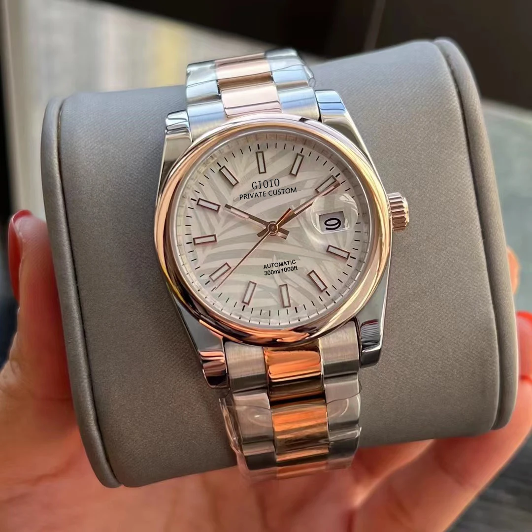 Luxury Mens Automatic Watch Mechanical Sapphire Gold Luminous Stainless Steel 36mm
Luxury Mens Automatic Watch Mechanical Sapphire Gold Luminous Stainless Steel 36mm