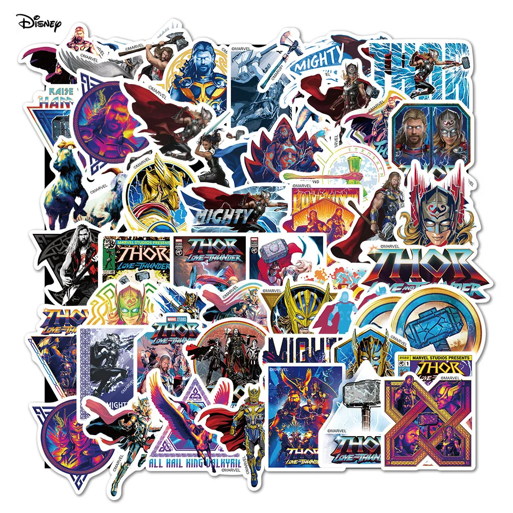 10/50Pcs Marvel Thor Disney Movie For Gift DIY Skateboard Cup Luggage Refrigerator Notebook Motorcycle Waterproof Stickers
10/50Pcs Marvel Thor Disney Movie For Gift DIY Skateboard Cup Luggage Refrigerator Notebook Motorcycle Waterproof Stickers