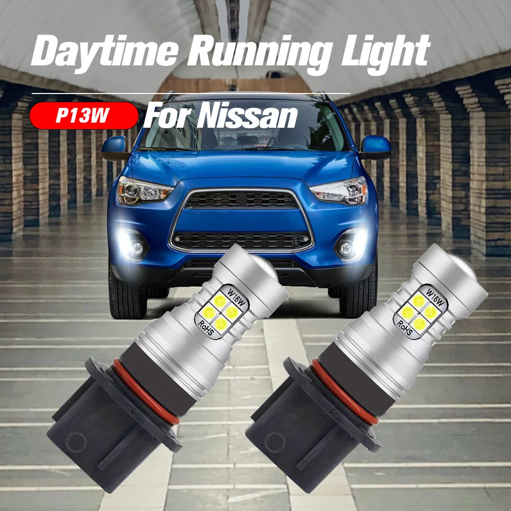2pcs LED Daytime Running Light DRL Bulb Lamp P13W Canbus No Error For Nissan Leaf ZE0 2010 2011 2012 2013 2014 2015 2016
2pcs LED Daytime Running Light DRL Bulb Lamp P13W Canbus No Error For Nissan Leaf ZE0 2010 2011 2012 2013 2014 2015 2016