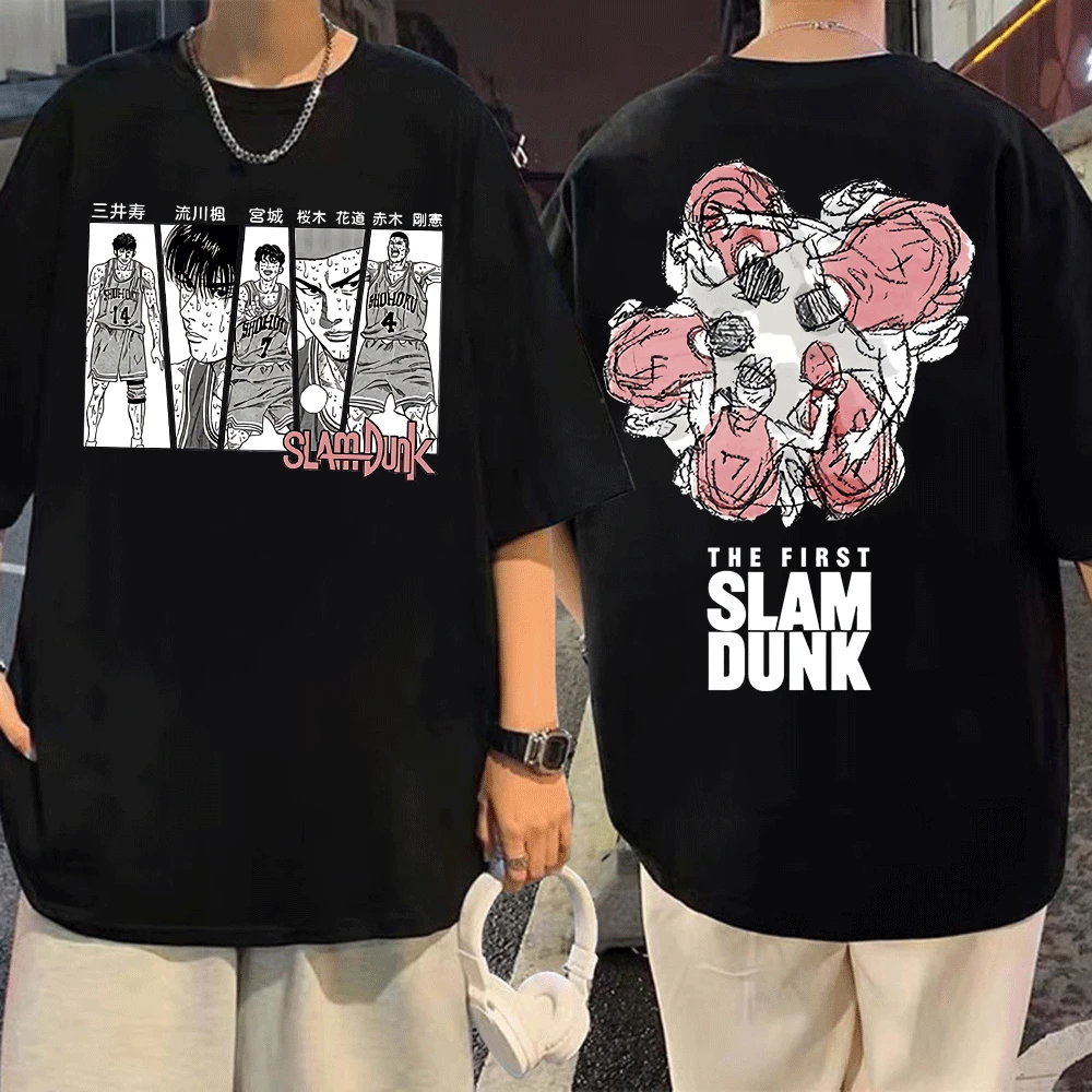 Anime Slam Dunk Sakuragi Hanamichi Print T Shirt Japanese Manga Shohoku Basket Ball Team T-shirt Oversized Cosplay Tshirt Men
Anime Slam Dunk Sakuragi Hanamichi Print T Shirt Japanese Manga Shohoku Basket Ball Team T-shirt Oversized Cosplay Tshirt Men