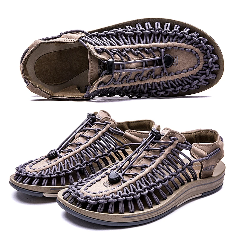 Сандалии мужские плетеные, мягкая подошва, эластичные, Нескользящие, летние пляжные, с Hollw, удобные, для улицы, римские сандалии, ручная работ...
Сандалии мужские плетеные, мягкая подошва, эластичные, Нескользящие, летние пляжные, с Hollw, удобные, для улицы, римские сандалии, ручная работ...