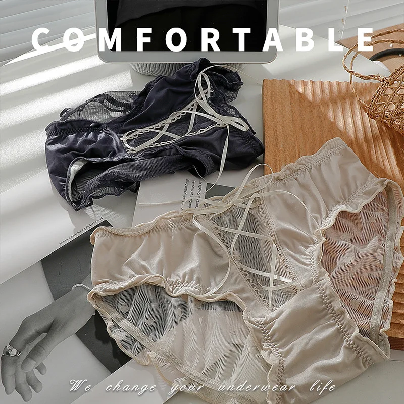 Французские атласные кружевные трусики, женские трусики из чистого хлопка, милое Сетчатое удобное дышащее сексуальное нижнее белье, женско...
Французские атласные кружевные трусики, женские трусики из чистого хлопка, милое Сетчатое удобное дышащее сексуальное нижнее белье, женско...