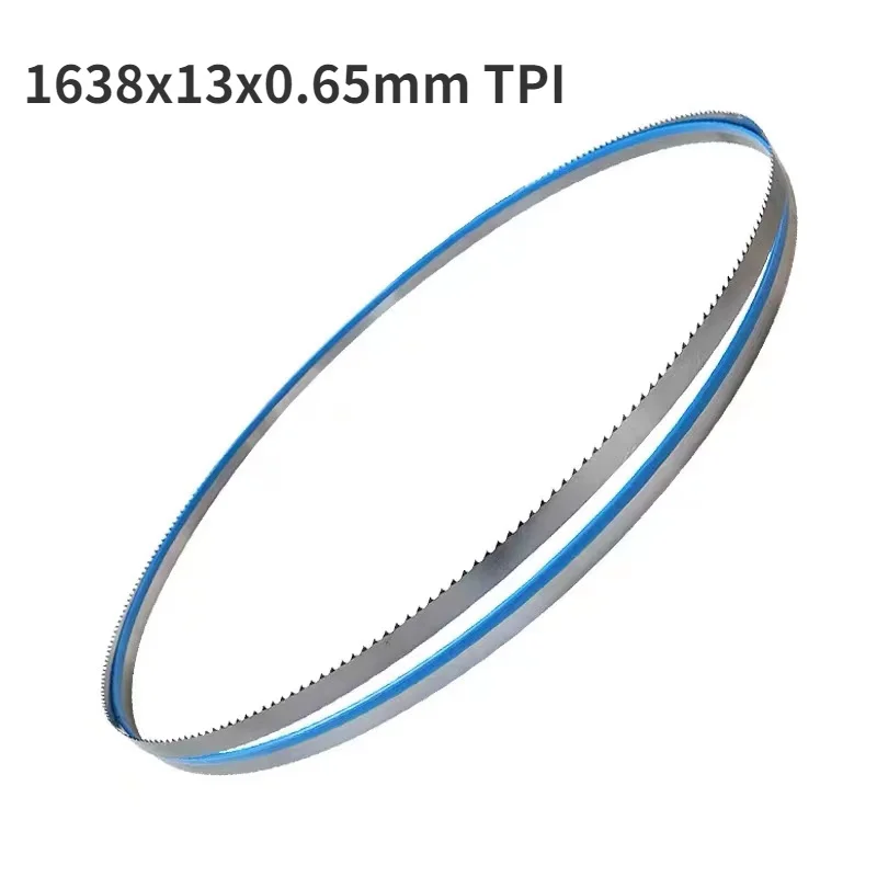1638mm Bi Metal Bandsaw Blade 1638x13x0.65mm 6TPI Woodworking Tool for cutting Metals 1pcs
1638mm Bi Metal Bandsaw Blade 1638x13x0.65mm 6TPI Woodworking Tool for cutting Metals 1pcs