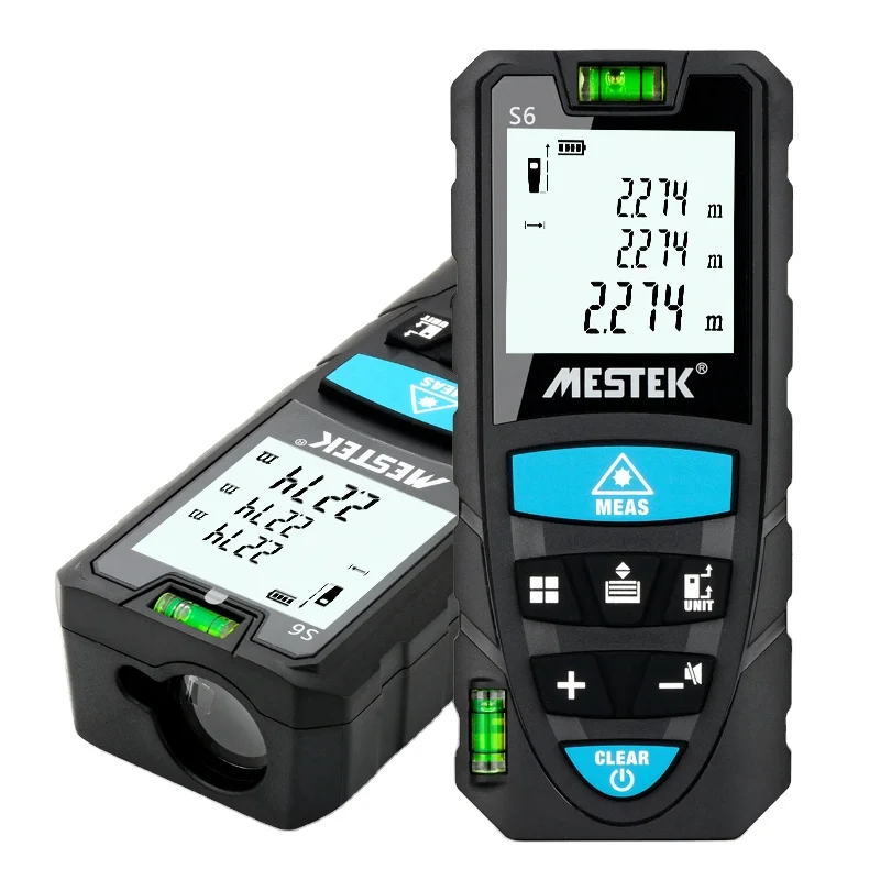 Mestek Mini Handheld Laser Rangefinder 50m 70m 100m OEM Tape Measure Roulette Tool Distance Meter with LCD Backlight
Mestek Mini Handheld Laser Rangefinder 50m 70m 100m OEM Tape Measure Roulette Tool Distance Meter with LCD Backlight