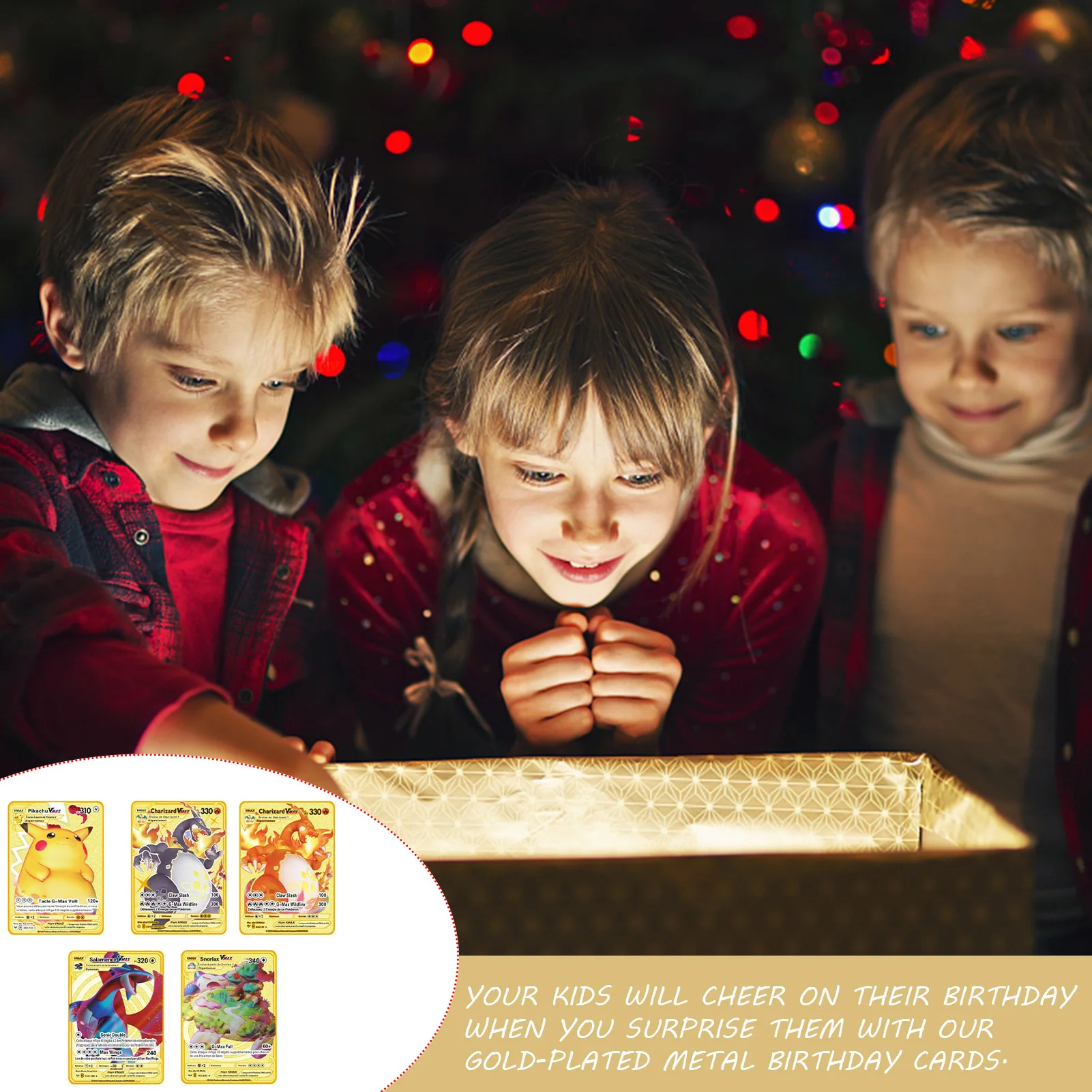 5 PCS Custom Metal Card Ultra Rare Metal Gold Plated Card For Kids Vmax DX GX Gold Metal Collection Cards Perfect Gift For
5 PCS Custom Metal Card Ultra Rare Metal Gold Plated Card For Kids Vmax DX GX Gold Metal Collection Cards Perfect Gift For