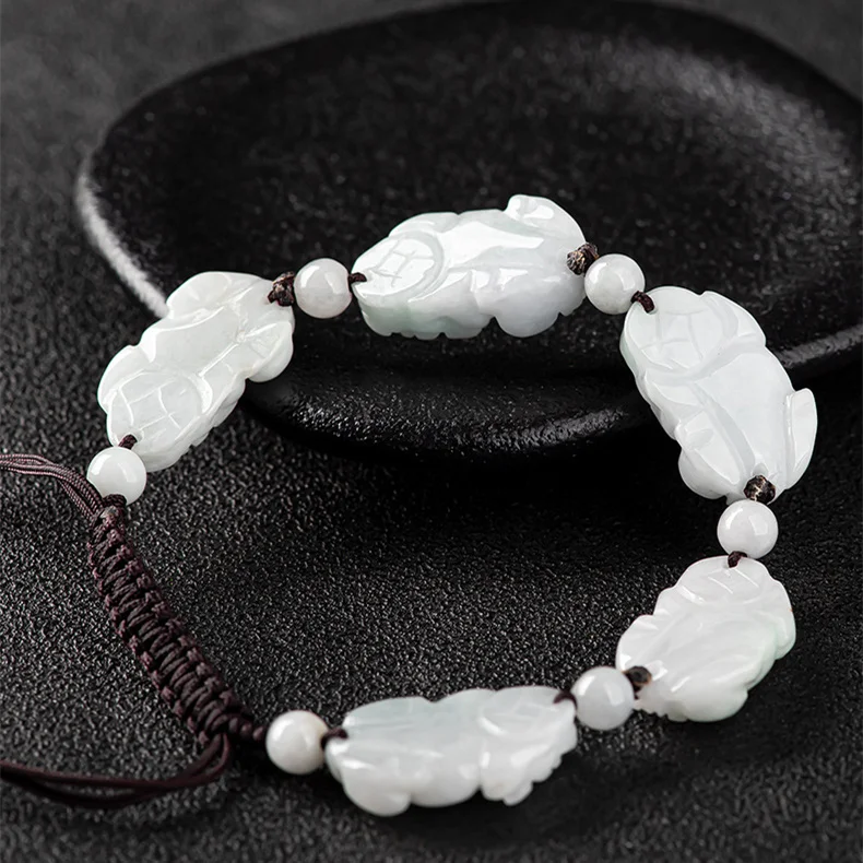 Mai Chuang/Hand Carved/Jade Lucky PiXiu Bracelet Emerald Fashion Bangles Personality Charm Jewelry Exquisite MenWomen CoupleGift
Mai Chuang/Hand Carved/Jade Lucky PiXiu Bracelet Emerald Fashion Bangles Personality Charm Jewelry Exquisite MenWomen CoupleGift